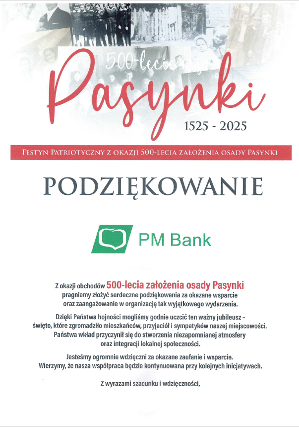 Podziekowanie Pasynki